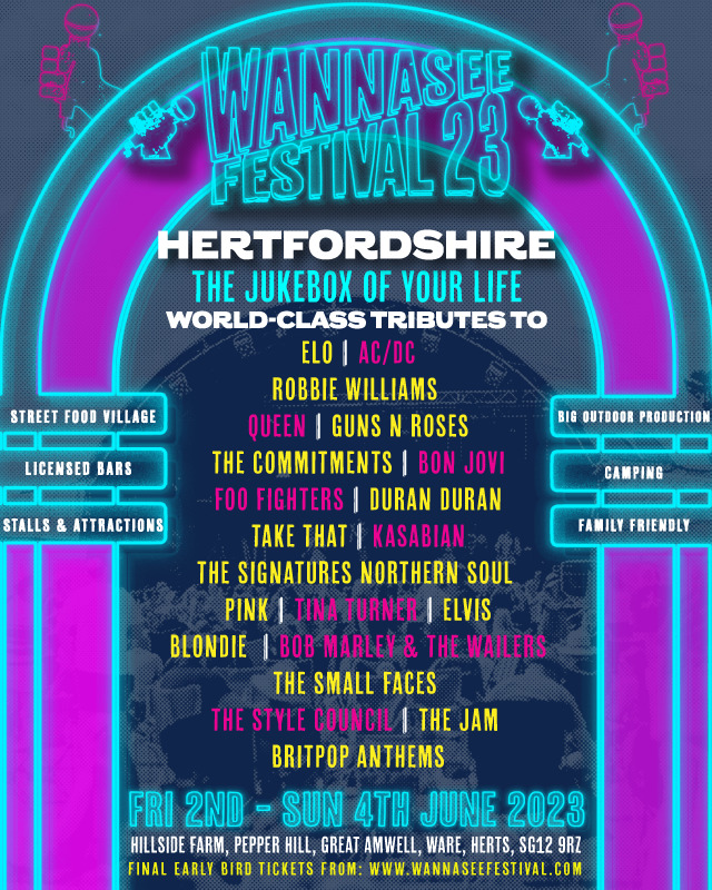 Wannasee Hertfordshire Festival - Website Development
